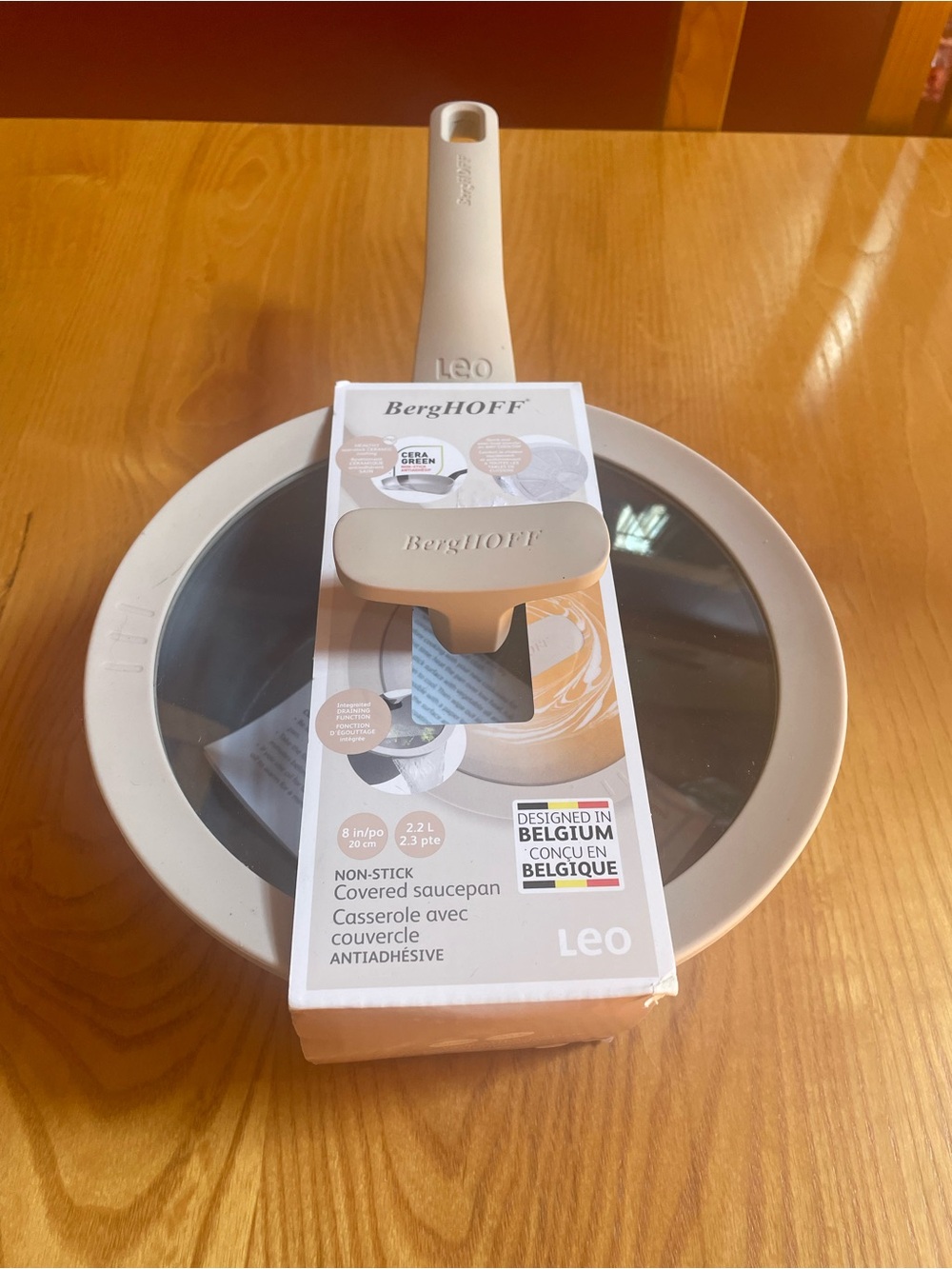 BergHOFF Leo Non-Stick Covered Saucepan
